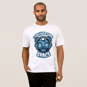 Zombie Astronaut heeft ruimte nodig T-shirt (Voorkant volledig)