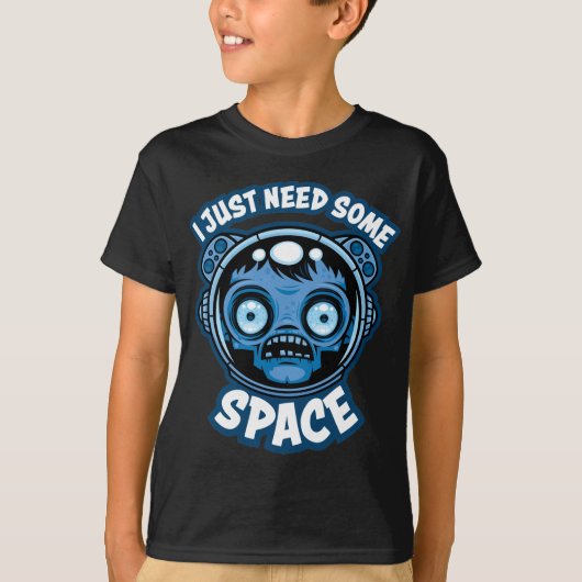 Zombie Astronaut heeft ruimte nodig T-shirt (Voorkant)