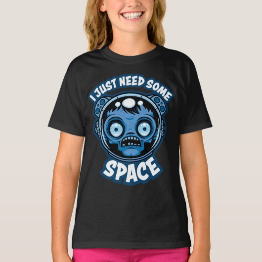Zombie Astronaut heeft ruimte nodig T-shirt (Voorkant)