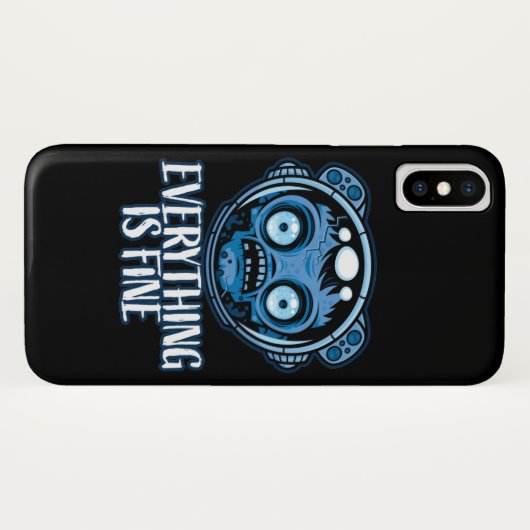 Zombie Astronaut is prima Case-Mate iPhone Case (Achterkant (horizontaal))