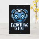 Zombie Astronaut is prima Kaart (Gele Bloem)