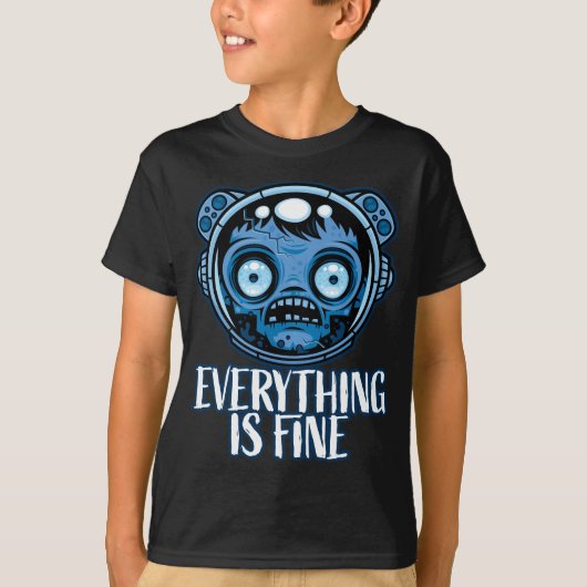 Zombie Astronaut is prima T-shirt (Voorkant)