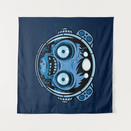 Zombie Astronaut Wandkleed (Voorkant (horizontaal))