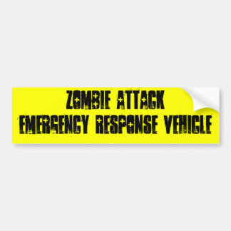 Zombie Attack Bumpersticker