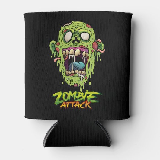 Zombie Attack Scary Monster Creater Blikjeskoeler (Voorkant)