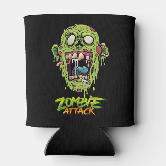 Zombie Attack Scary Monster Creater Blikjeskoeler (Achterkant)