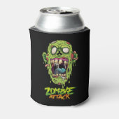 Zombie Attack Scary Monster Creater Blikjeskoeler (Blikje Achterkant)