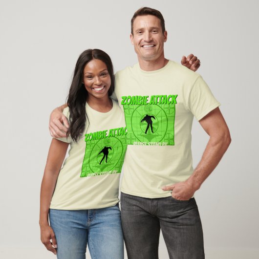 zombie attack tie dye t-shirt (Unisex)