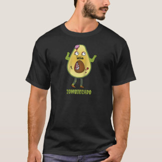 Zombie Avocado Undode Monster Costume Funny Hallow T-shirt
