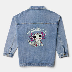 Zombie Axolotl Denim Jacket