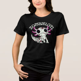 Zombie Axolotl Tri-Blend Shirt