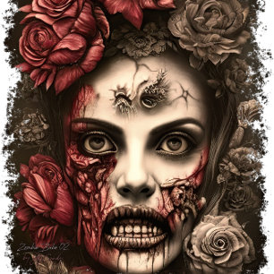 Zombie Babe 02 Perfect Poster