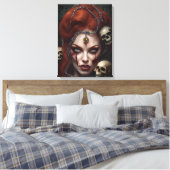 Zombie Babe 03 Canvas Afdruk (Insitu (Slaapkamer))