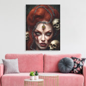 Zombie Babe 03 Canvas Afdruk (Insitu (Woonkamer))
