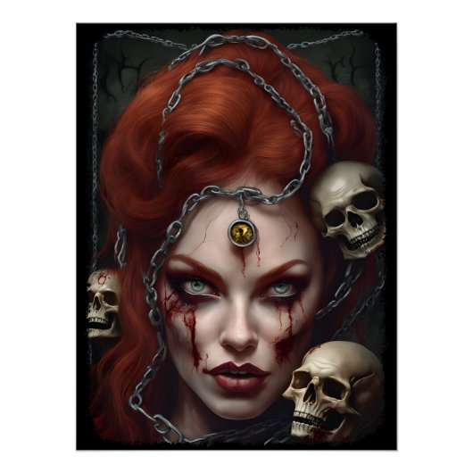 Zombie Babe 03 Perfect Poster (Voorkant)