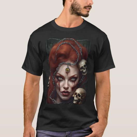 Zombie Babe 03 T-shirt (Voorkant)