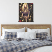Zombie Babe 05 Canvas Afdruk (Insitu (Slaapkamer))