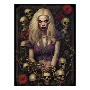 Zombie Babe 05 Perfect Poster