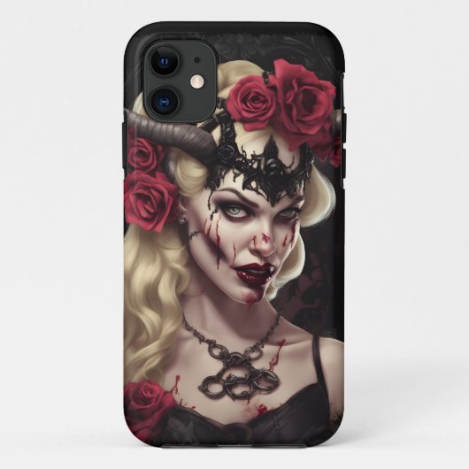 Zombie Babe 06 Case-Mate iPhone Case (Achterkant)