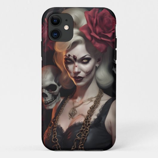 Zombie Babe 07 Case-Mate iPhone Case (Achterkant)