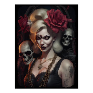 Zombie Babe 07 Perfect Poster