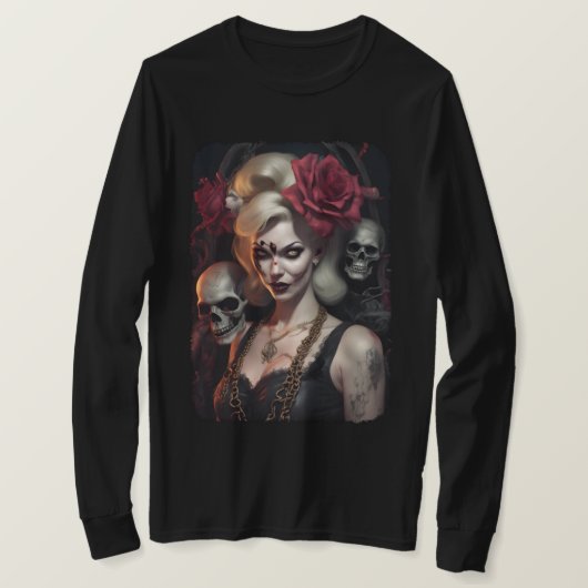 Zombie Babe 07 T-shirt (Design voorkant)