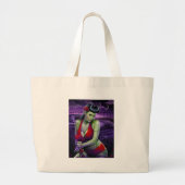 zombie babe grote tote bag (Voorkant)