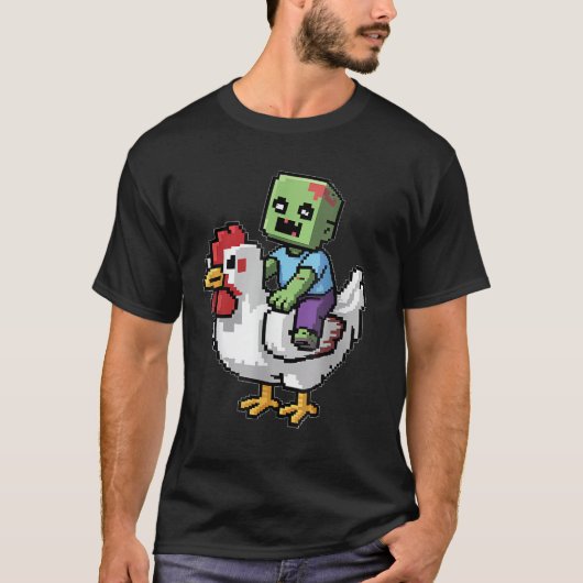 Zombie Baby Chicken Rodeo T-shirt (Voorkant)