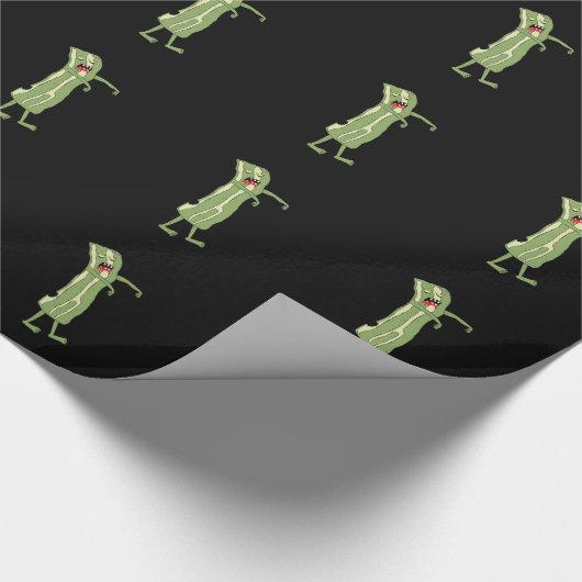 Zombie bacon pakpapier! cadeaupapier (Hoek)
