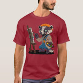 Zombie Badger Artiest T-shirt (Voorkant)