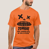 Zombie Bae Halloween voor Koppels Namen op Achterk T-shirt (Voorkant)