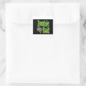 Zombie Bait Blok BG Vierkante Sticker (Tas)