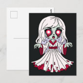 Zombie Banshee Briefkaart (Voorkant / Achterkant)