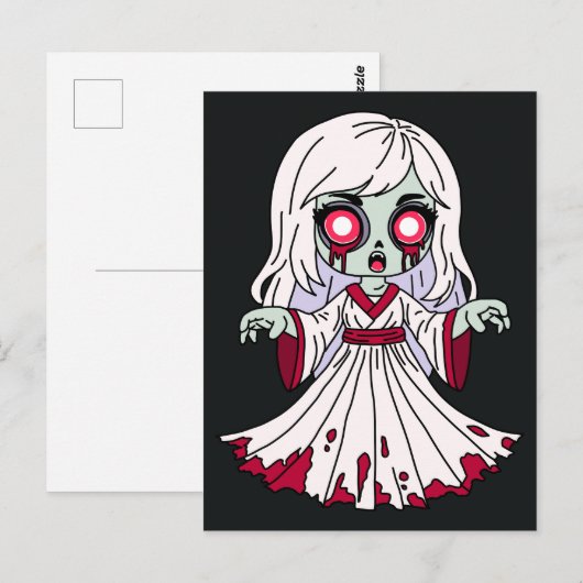 Zombie Banshee Briefkaart (Voorkant / Achterkant)