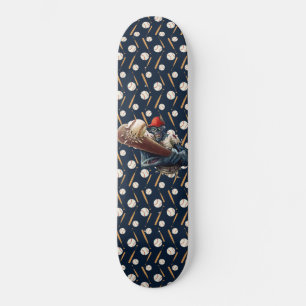 Zombie Baseball Slugger Balls Scary Persoonlijk Skateboard