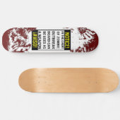 Zombie Basher Persoonlijk Skateboard (Horizontaal)