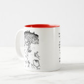 Zombie Battle Tweekleurige Koffiemok (Voorkant links)