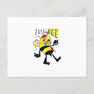 Zombie Bee Briefkaart