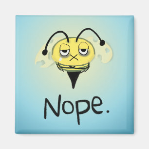 Zombie Bee/Zom-BEE - Geef me NOPE. Magneet