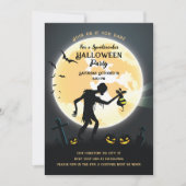 Zombie Begraafplaats Halloween Party Uitnodiging (Voorkant)