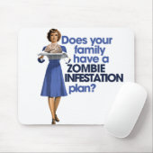 Zombie-besmettingsplan Muismat (Met muis)