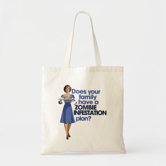 Zombie-besmettingsplan Tote Bag (Voorkant)