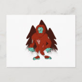 Zombie Bigfoot Briefkaart (Voorkant)