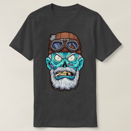 Zombie biker t-shirt (Design voorkant)