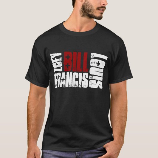 Zombie Bill Black T-shirt (Voorkant)