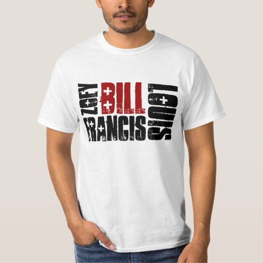 Zombie Bill White T-shirt (Voorkant)