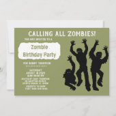 Zombie Birthday Party - Other Occasion- Kaart (Voorkant)