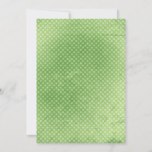 Zombie Birthday Uitnodiging (Achterkant)