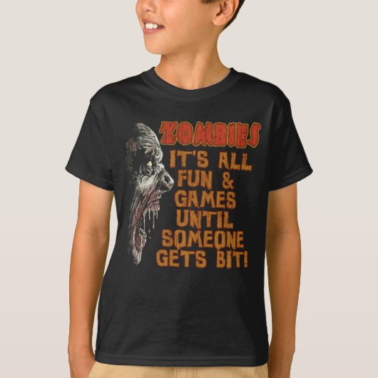 Zombie Bite T-shirt (Voorkant)
