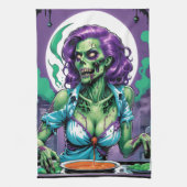 Zombie Bites: griezelige culinaire creaties Theedoek (Verticaal)